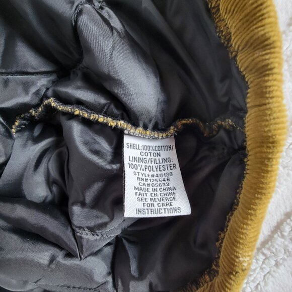 Habitat Womens Quilted Corduroy Vest Size Large Tan Cotton Button Front Pockets - Picture 6 of 9